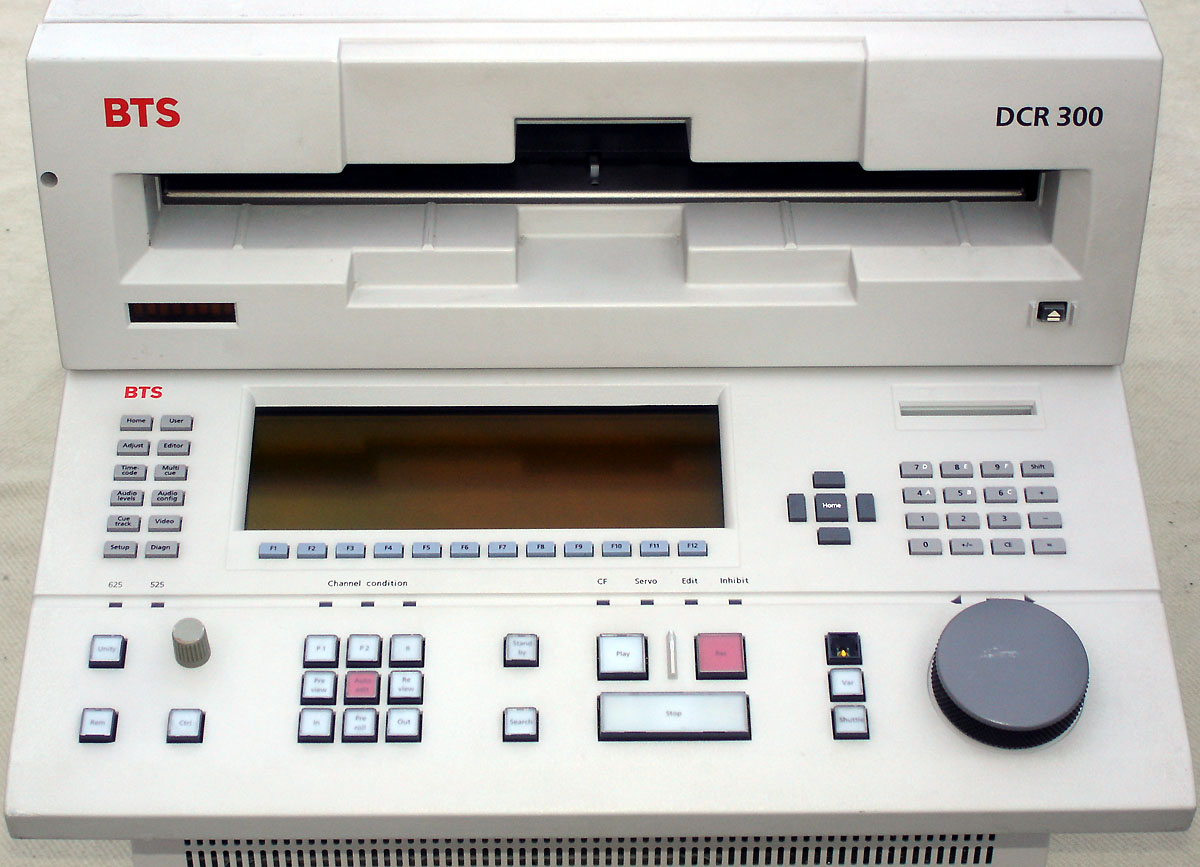 BTS DCR300 digital video tape recorder